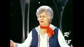 "Maude" (Bea Arthur lookalike) sings "You Made Me Love You" on "The "Carol Burnett Show"