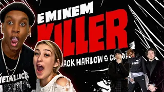 FIRST TIME HEARING Eminem - Killer (Remix) [Official Audio] ft. Jack Harlow, Cordae REACTION | YO!🤯