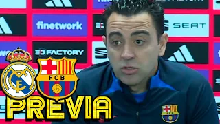 Rueda de prensa XAVI: REAL MADRID v FC BARCELONA