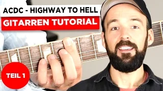 Gitarre lernen - AC/DC - Highway to hell - Teil 1 - deutsch