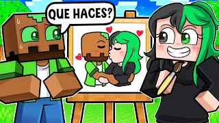 DIBUJA para GANAR a la FAN LOCA en MINECRAFT! 😱😘