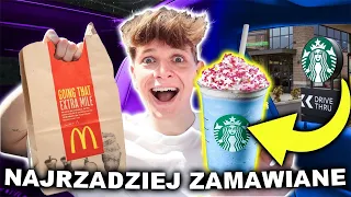 TESTUJĘ NAJMNIEJ POPULARNE JEDZENIE Z FAST FOODÓW 😱 | Dominik Rupiński