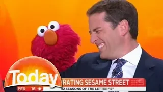 Elmo and Cookie Monster join the TODAY show