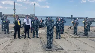 Оркестр ВМС України в яхт-клубі