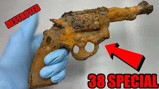 Restoring RUINED S&W 38 SPECIAL REVOLVER!!! Extremely Satisfying!!!!