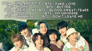 kpop playlist/ kpop playlist bts song's