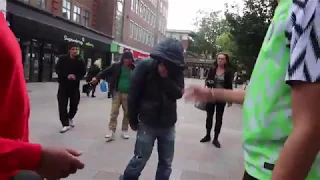 BETA SQUAD members get into a FIGHT with a ROADMEN. #Chunkz #NikoOmilana #Sharky #KingKennyTv