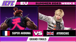 Super Akouma (Akuma) vs AyoRichie (Leo) ICFC Tekken 7 - EU: Summer 2023 - Week 5 Grand Finals