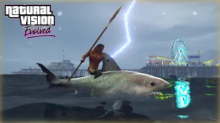 GTA 5 - AQUAMAN Mod With Next-Gen Real Life Graphics! (NaturalVision Evolved Gameplay)