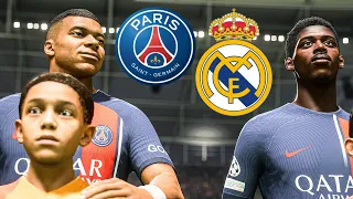 FC 24 PSG vs Real Madrid PS5 Realistic Gameplay & Graphics MOD Ultimate Difficulty Career