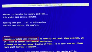 How To Fix 'Hardware Problems Were Detected' Error in Windows Memory Diagnostics Tool Windows 11/10