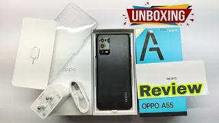 Oppo A55 Unboxing & First Look | Starry Black | True 50MP Al Triple Camera | 5000mAh Battery 🔥🔥🔥