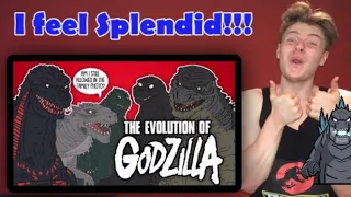 The Evolution Of Godzilla (Animated) Reaction!!!