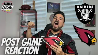 THE ARIZONA CARDINALS PULL OFF A WIN IN OT AGAINST THE RAIDERS! | WHAT AN INSANE ENDING!