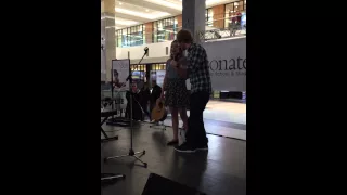 Ed surprises fan singing his song at the Mall