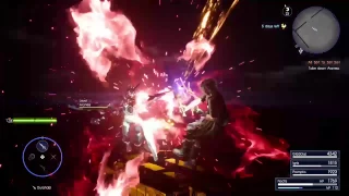 Final Fantasy 15 Crazy and Amazing Fight! Noctis vs. Aranea