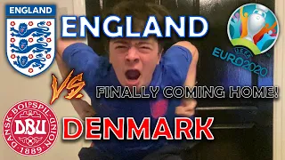 *The MOMENT ENGLAND Went Through To EURO 2020 FINAL* ENGLAND 2-1 DENMARK - EURO 2020 SEMIS REACTION!