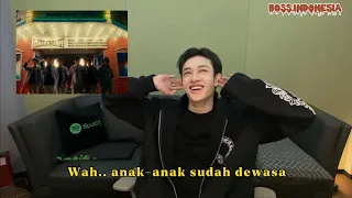 [SUB INDO] STRAYKIDS Bangchan Reaction " BOYSTORY - '哈?! What's Poppin' "