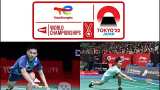 2022 BWF World Championship 🏸 - MS - Kunlavut Vitidsarn (THA) 🇹🇭 VS Kodai Naraoka (JPN) 🇯🇵