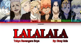 Tokyo Revengers Boys Sing: Straykids 'LaLaLaLa' -(Color Coded)_[Ham/Rom/Eng]