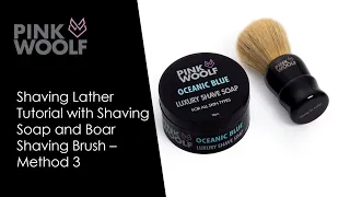 Shaving Soap Lather Tutorial - How to Make Rich, Thick Shaving Lather with Boar Shaving Brush