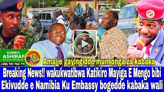 Akwatiddwa amajje  mu Kampala katikiro mayiga ekigudde kabaka jali e Namibia bibi nyo