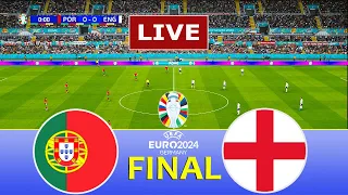 PORTUGAL vs ENGLAND - FINAL | EURO 2024 GERMANY | Full Match All Goals | PES Gameplay