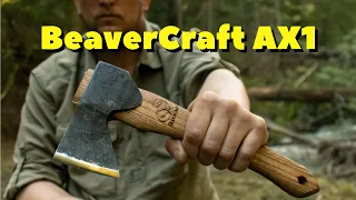 All NEW Bushcraft Survival Hatchet BeaverCraft AX1