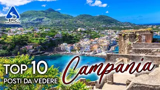 Campania: Top 10 Cities and Places to Visit | 4K