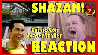 SHAZAM! - Official Teaser Trailer REACTION OMG!