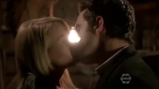 The Secret Circle - Cassie and Adam's first kiss + Jake interruption.