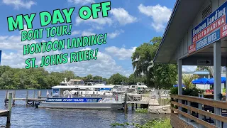 We took a boat tour at Hontoon Landing Marina and Resort! St. John’s River Heritage Tours, Florida!