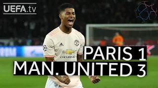 PARIS 1-3 MAN. UNITED #UCL HIGHLIGHTS