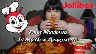 First Jollibee Mukbang In My New Apartment Eating Show