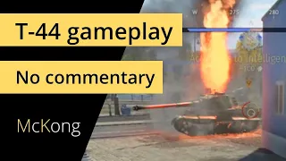 T-44 medium tank gameplay no commentary in War Thunder