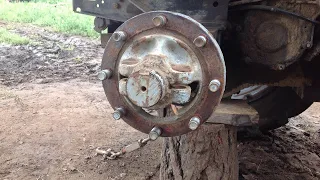 Замена подшипника задней полуоси на МТЗ 82.1/Replacing the rear axle bearing on MTZ 82.1