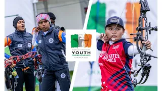 India v USA – compound U18 women team gold | Limerick 2023 World Archery Youth Championships