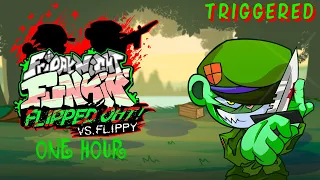 Triggered - Friday Night Funkin' VS Flippy Flipped Out V1- [FULL SONG] - (1 HOUR)