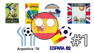 Historia de España en los mundiales (1934 - 2022) PARTE 1 - Countryballs