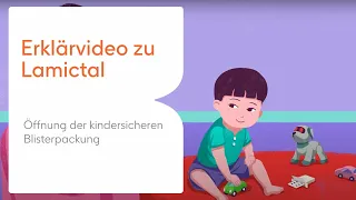 Erklärvideo: Öffnung der kindersicheren Blisterpackung Lamictal (Lamotrigin)