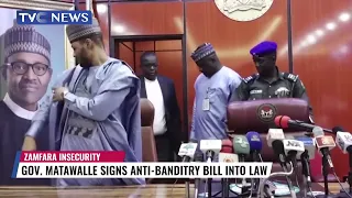 Gov. Matawalle Signs Banditry Bill Into Law