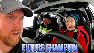 This 11 Year old Drives Rally Cars Better Than Most Adults..