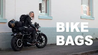 BEST MOTORCYCLE BAGS / HOW I PACK ON A SPORTSTER FOR SOLO TRIPS