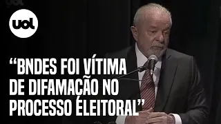 Lula diz que BNDES nunca deu dinheiro a países parceiros: 'Banco foi difamado durante eleições'