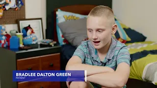 Dalton Green was diagnosed with a neurological disorder called acute demyelinating encephalomyelitis