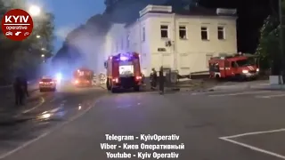 Відповідальність за підпал будівлі ГСУ Нацполіції в Києві взяли на себе анархісти з "Сміливців"