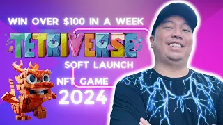 New NFT Game 2024 | Get INVITE CODES HERE | Win Over $100 A Week Playing TETRIVERSE