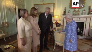 Czech President meets UK Queen