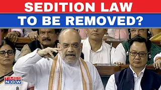 Live News| HM Shah Introduces 3 Bills To Change India’s Justice System | Sedition Law To Be Removed?