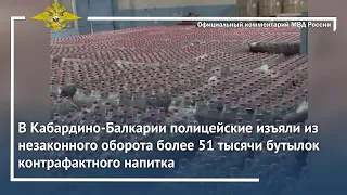 Ирина Волк: В Кабардино-Балкарии изъято более 51 тысячи бутылок контрафактного напитка